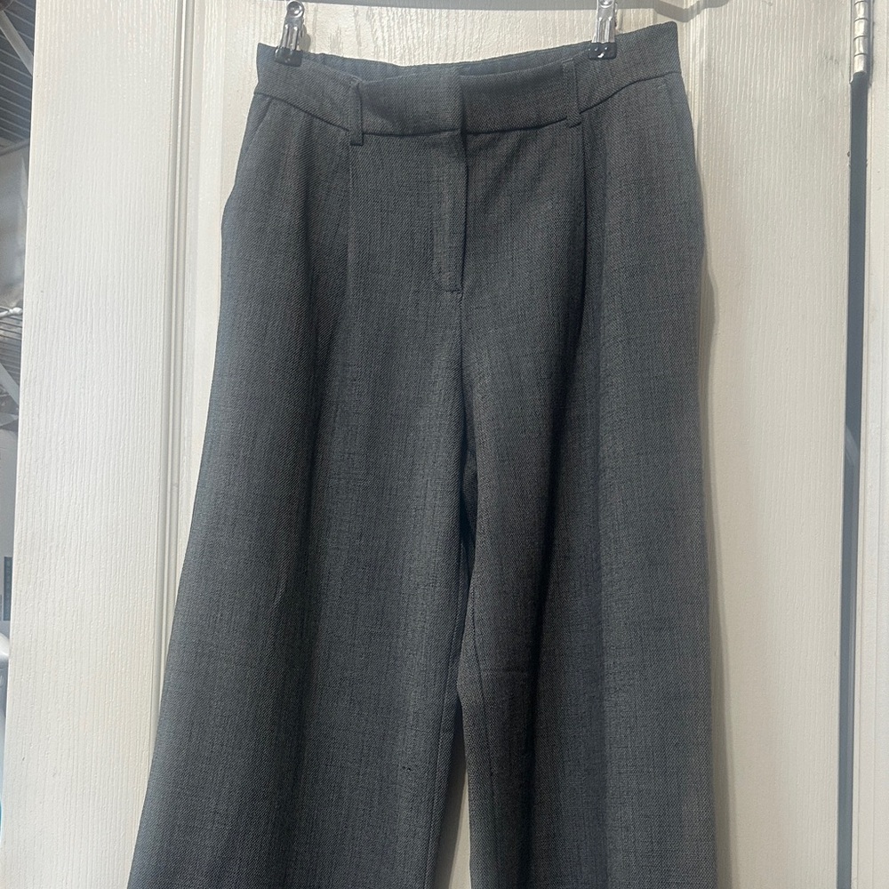 Rachel Zoe Dark Gray Wide Leg Pants
